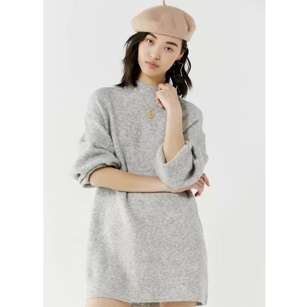 UO TUNNEL MOCK NECK SWEATER DRESS
